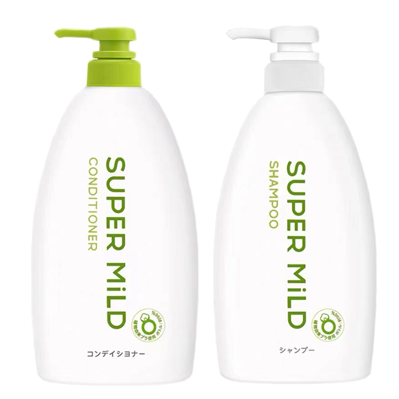 super mild/惠润无硅洗发水/护发素600ml/瓶