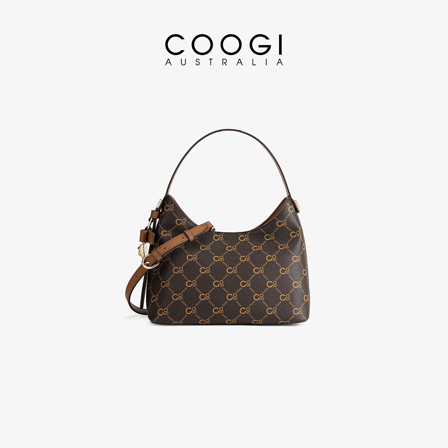 COOGI老花通勤手提包斜挎女包图片