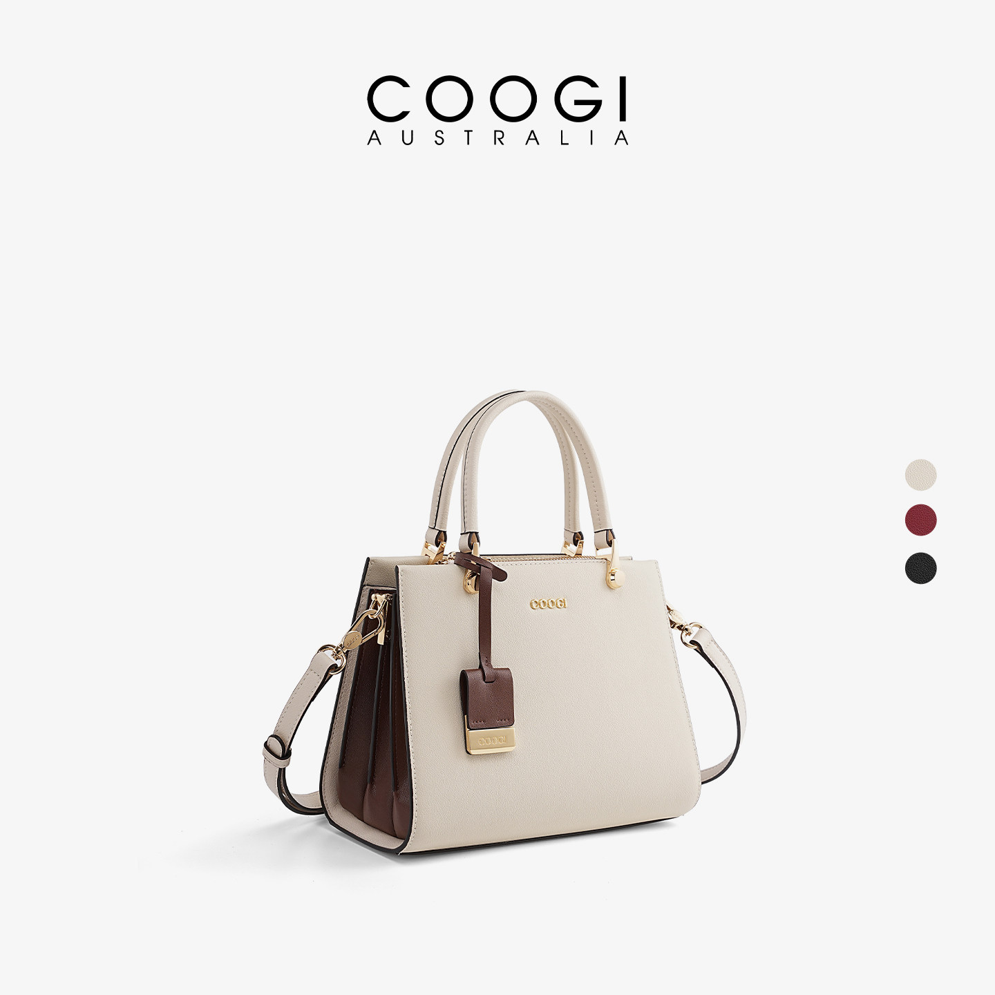COOGI包包女士新款托特包斜挎包大容量轻奢手提包送女友生日礼物