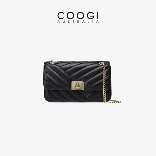 小方包轻奢黑色COOGI2025新款