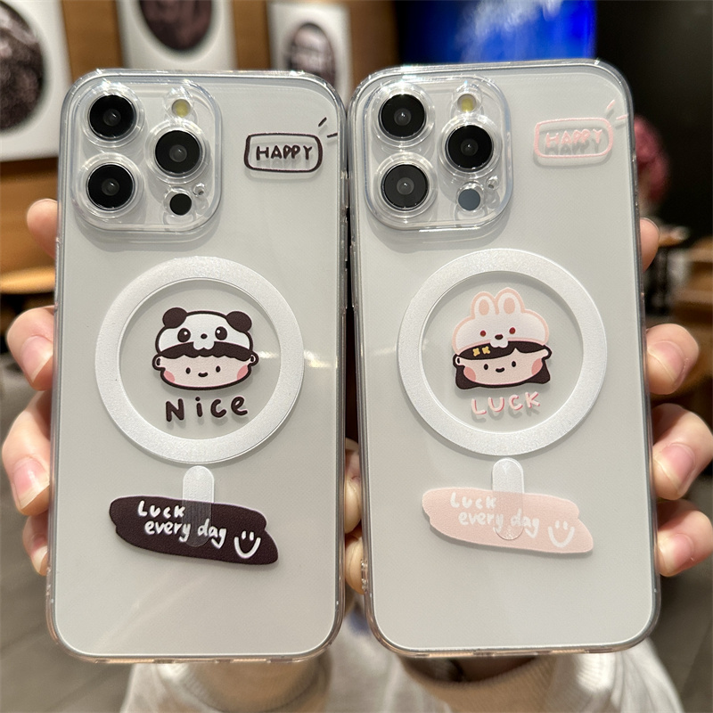 磁吸MagSafe手机壳情侣高级感ins