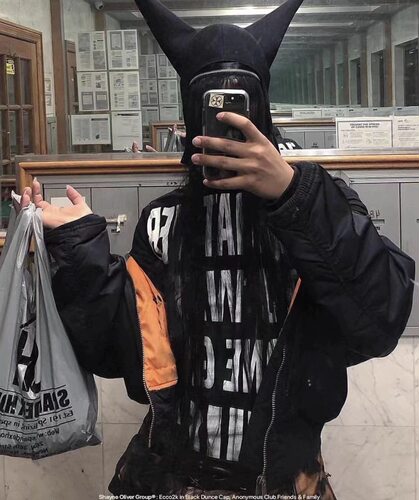 KKPlayboicarti同款标语 0pium Narcissist 满印趣味短袖T恤