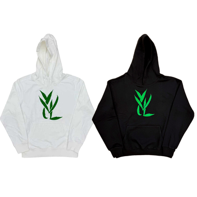 KK11 GREEN ON HOODIE YVL Playboicarti同款连帽卫衣帽衫