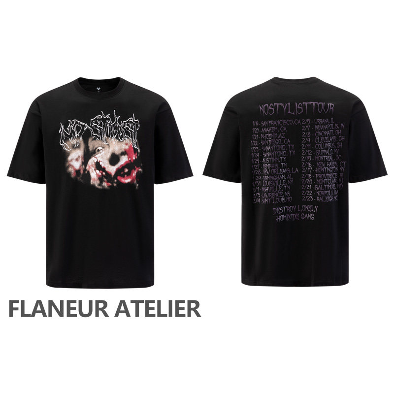 thumbnail for Kk11 Destory Lonely No Stylist Tour Tee Ken Carson Limited Short Sleeve