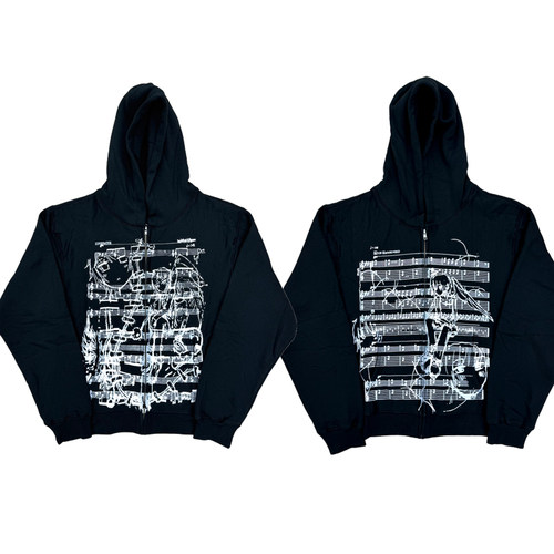 Kuru Backstage hologram zip up hoodie拉链连帽卫衣帽衫外套y2k