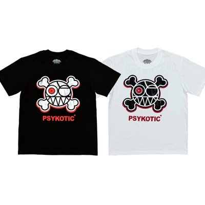 KK11 Osamason Psychotic Skull tee会场限定短袖T恤