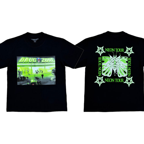 Playboi Carti Neon Tour Merch Drugstore Tee会场限定短袖T恤