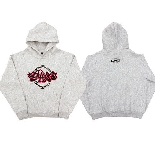 Drain Gang Bladee Exer Razorwire Hoodie 复古印花联名卫衣帽衫
