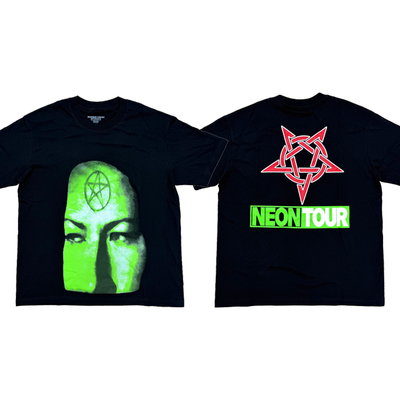 Playboi Carti Neon Tour Merch Tee会场限定印花短袖T恤