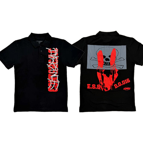 Drain Gang Bladee Eversince Polo Tee限定印花polo衫短袖T恤