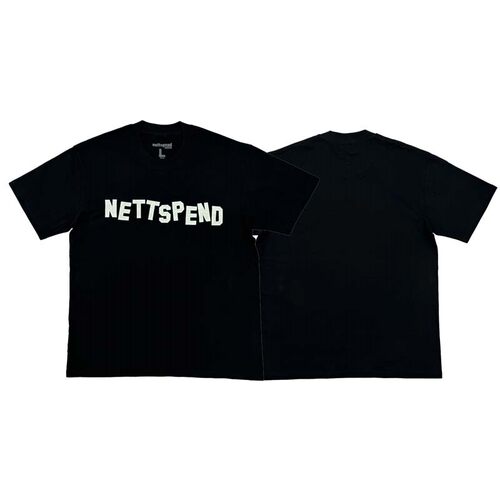 Nettspend ERL la exclusiveBafk merch会场限定标语龟裂印花短袖