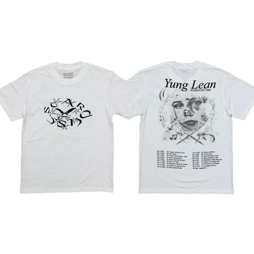 Sad Boys Yung Lean Stardust Tour MerchTee会场限定印花短袖T恤