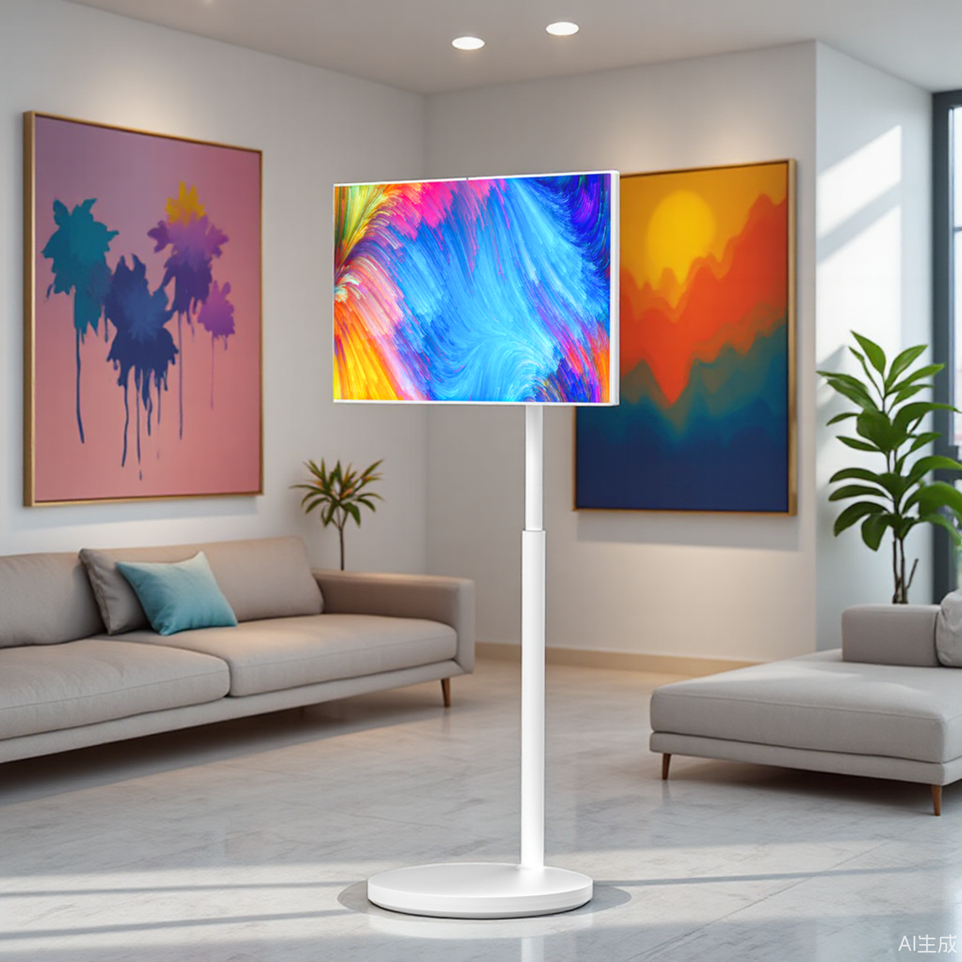 屏闺蜜机舔米度移动寸健身