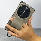 适用OPPOfindN5手机壳真皮新款 保护套折叠屏中轴全包防摔findN3头层牛皮磁吸铰链男女士腕带支架高端轻奢