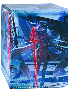 游戏王卡盒闪刀姬进口皮质卡牌盒PTCG宝可梦WS官套卡套外套收纳盒