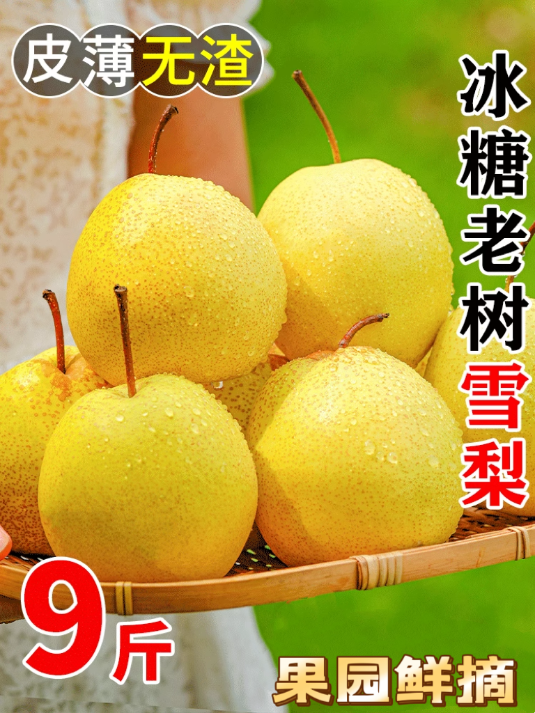 新鲜水果雪梨当季脆甜