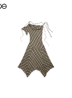 【ENG】KNWLS Tess格纹连衣裙女装新品26春