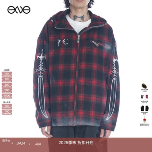 ENG 格子拉链外套 Thug ArabSword 秋冬 Club