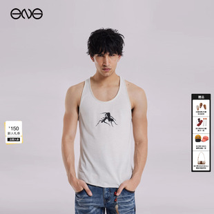 ENG 新品 JADED 印花宽松背心上衣男装 25秋 LONDON