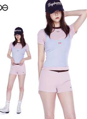 【ENG】Sparkling Lot Haze blue刺绣吊带背心上衣女装 新品25秋