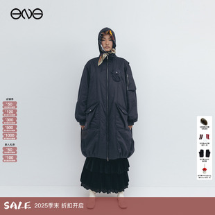 CARGO长款 工装 新品 OPEN 棉服外套女装 25秋 ENG