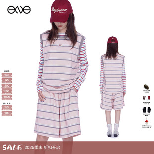 ENG 新品 Sparkling 樱花粉条纹背心上衣女装 25秋 Lot