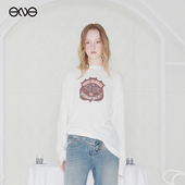 ENG 新品 Effet Soleil T恤女装 双面穿徽章印花长袖 25秋