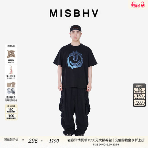 【ENG】MISBHV History Of Acid House 印花短袖T恤