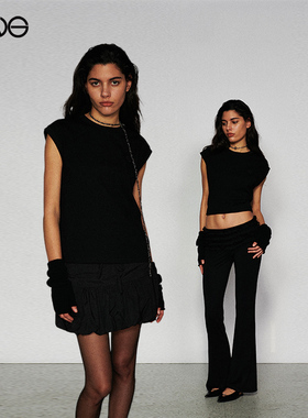 【ENG Limited Collection】无袖短款背心上衣女 淡人穿搭