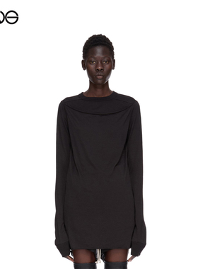【ENG】Rick Owens SLASHED LEVEL LS圆领长袖T恤女装 新品25秋