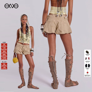 【ENG】JADED LONDON 低腰休闲短裤蓬蓬花苞裙裤女装 新品25秋