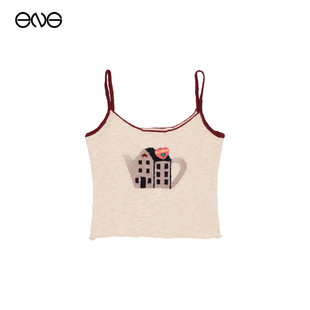 【明星同款】Effet de Soleil针织吊带背心上衣女新品TripleS组合