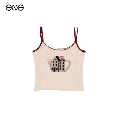 【明星同款】Effet de Soleil针织吊带背心上衣女新品TripleS组合