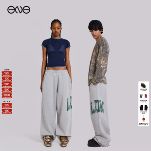 【Jennie明星同款】JADED LONDON直筒运动裤休闲长裤男女新品25秋