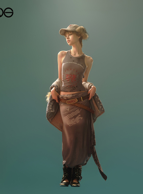 【ENG】Anomalies Department 绑带露背工字背心上衣女装新品25秋