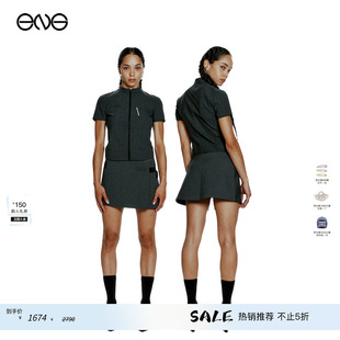【ENG】Hyein Seo 拉链短袖T恤上衣
