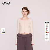 Effet Soleil假两件碎花波点长袖 T恤上衣女装 26春 新品 ENG