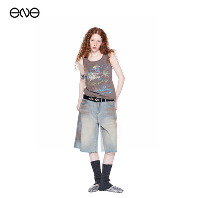 【赵丽颖明星同款】 Effet de Soleil吊带背心女打底外穿无袖上衣