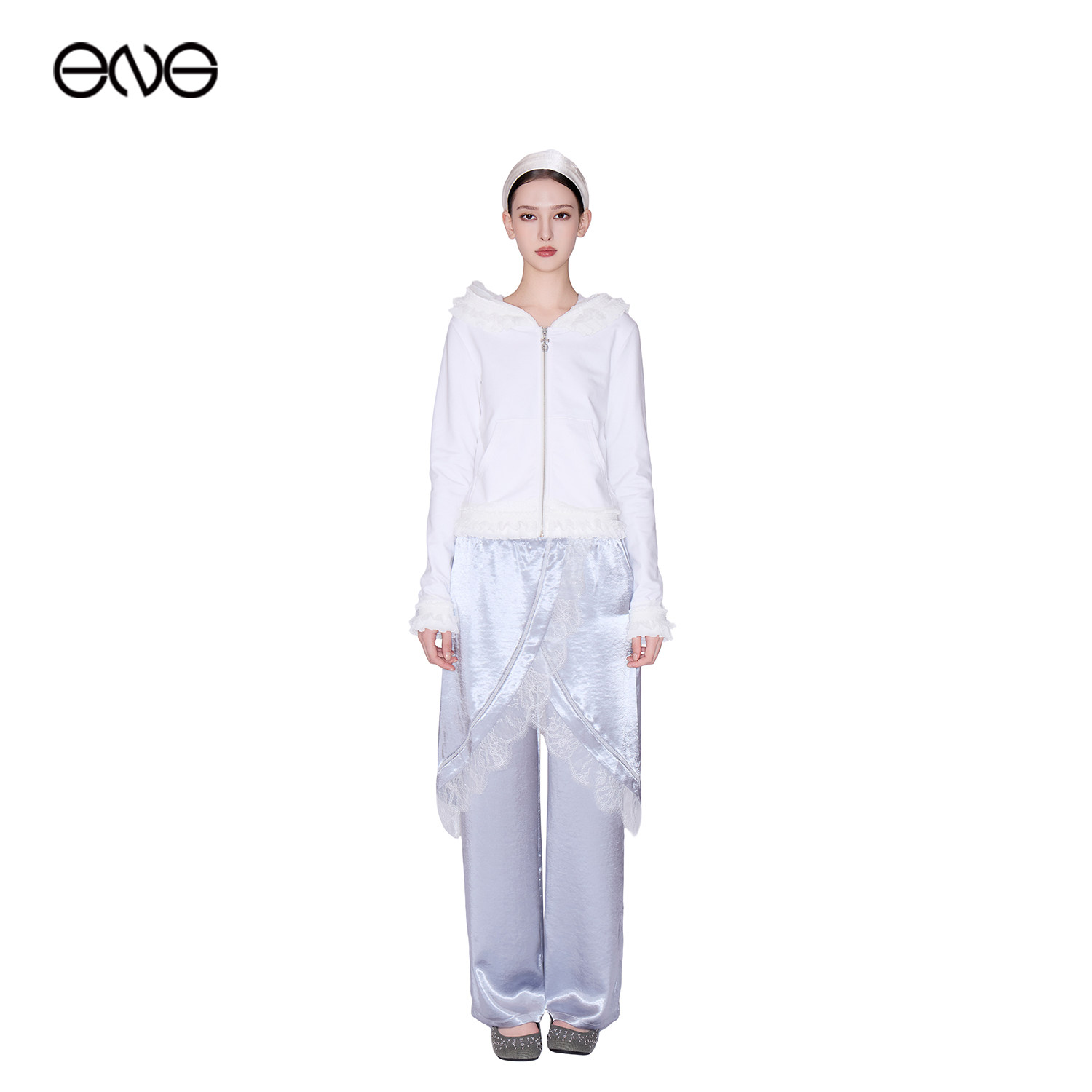 【ENG】Effet de Soleil假两件裙裤直筒长裤女装新品26秋