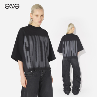 Paul Gaultier 文字印花短袖 新品 Jean T恤女装 25秋 ENG