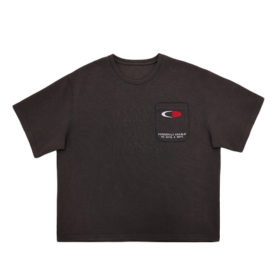 黑色基础款宽松短袖T恤男