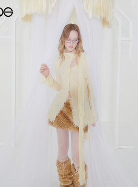 【ENG】Effet de Soleil 雪纺飘带流动细褶长袖上衣女装 新品25秋