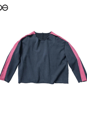 【热销补货】GREG ROSS 拼色水洗圆领卫衣男女同款