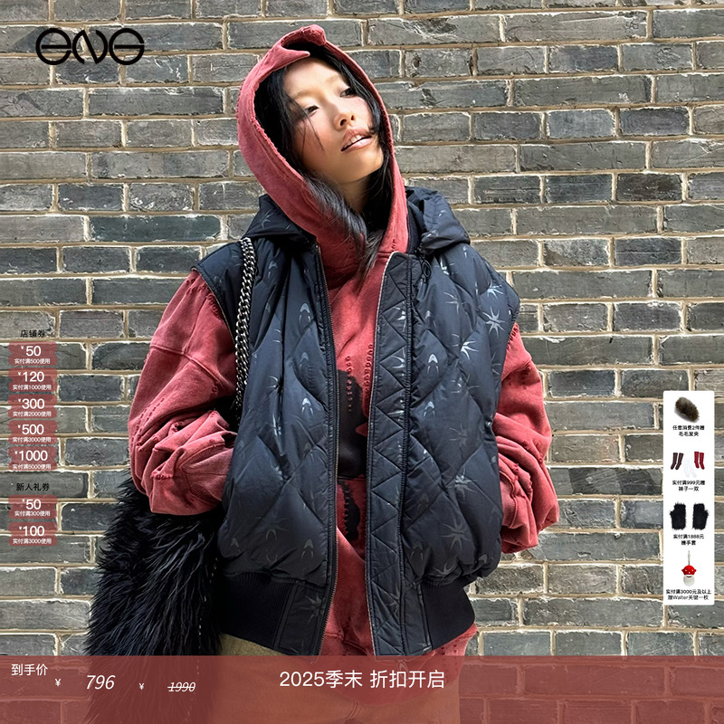 【ENG】Anomalies department 双面羽绒马甲秋冬 姚琛明星同款