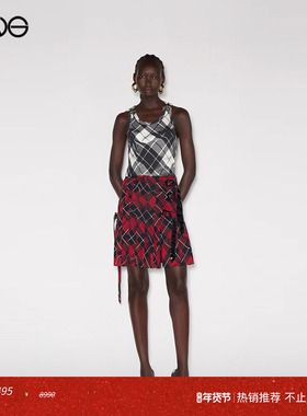 【ENG】Jean Paul Gaultier Distorted Tartan网纱裙  秋冬