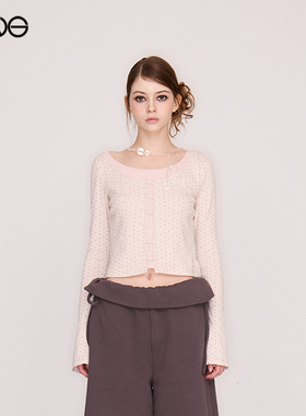 【ENG】Effet de Soleil假两件碎花波点长袖T恤上衣女装新品26春