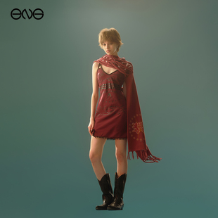 【万妮达明星同款】Anomalies Department破坏感流苏围巾新品25秋