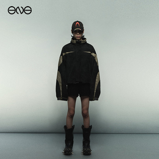 【刘耀文明星同款】Anomalies department机车双面穿立领夹克外套