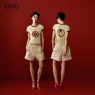 【明星同款】Anomalies department短袖T恤女戚薇欧阳娜娜龙韵竹