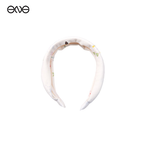 【ENG】Effet de Soleil徽标满印褶皱发箍女新品26夏